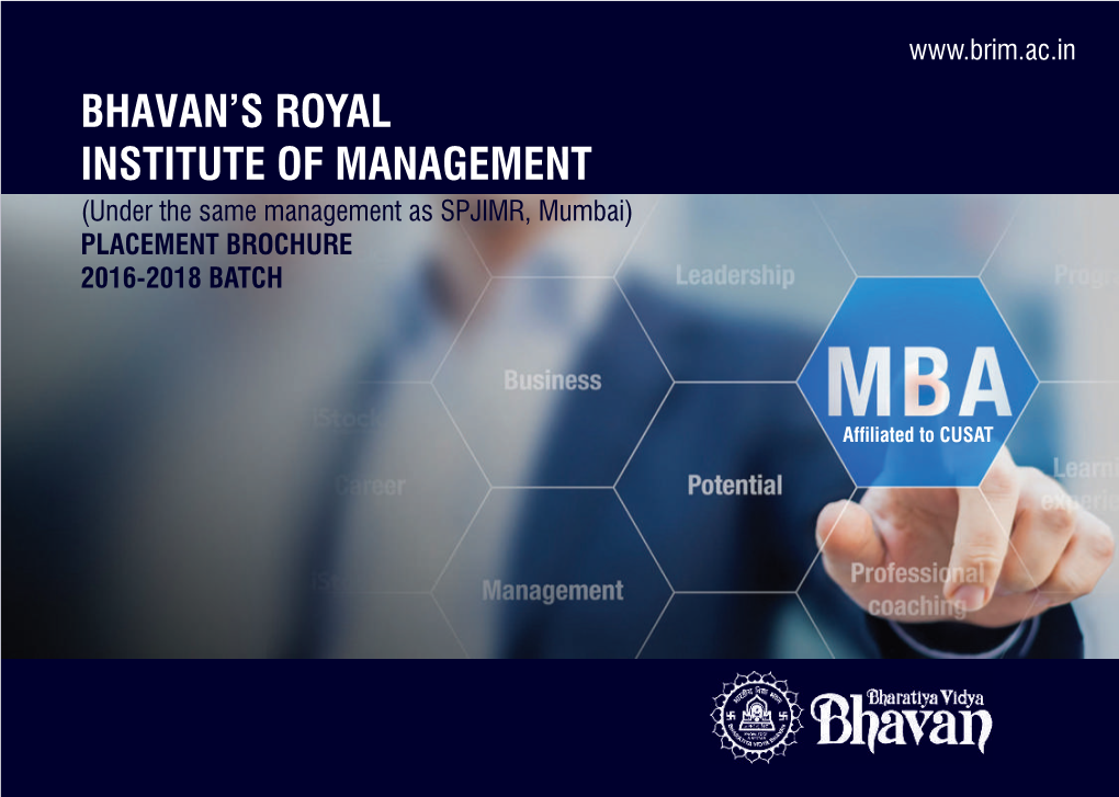Bhavan's Royal Institute of Management