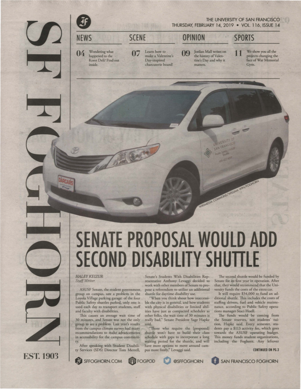 Senate Proposal Would Add Second Disability Shuttle