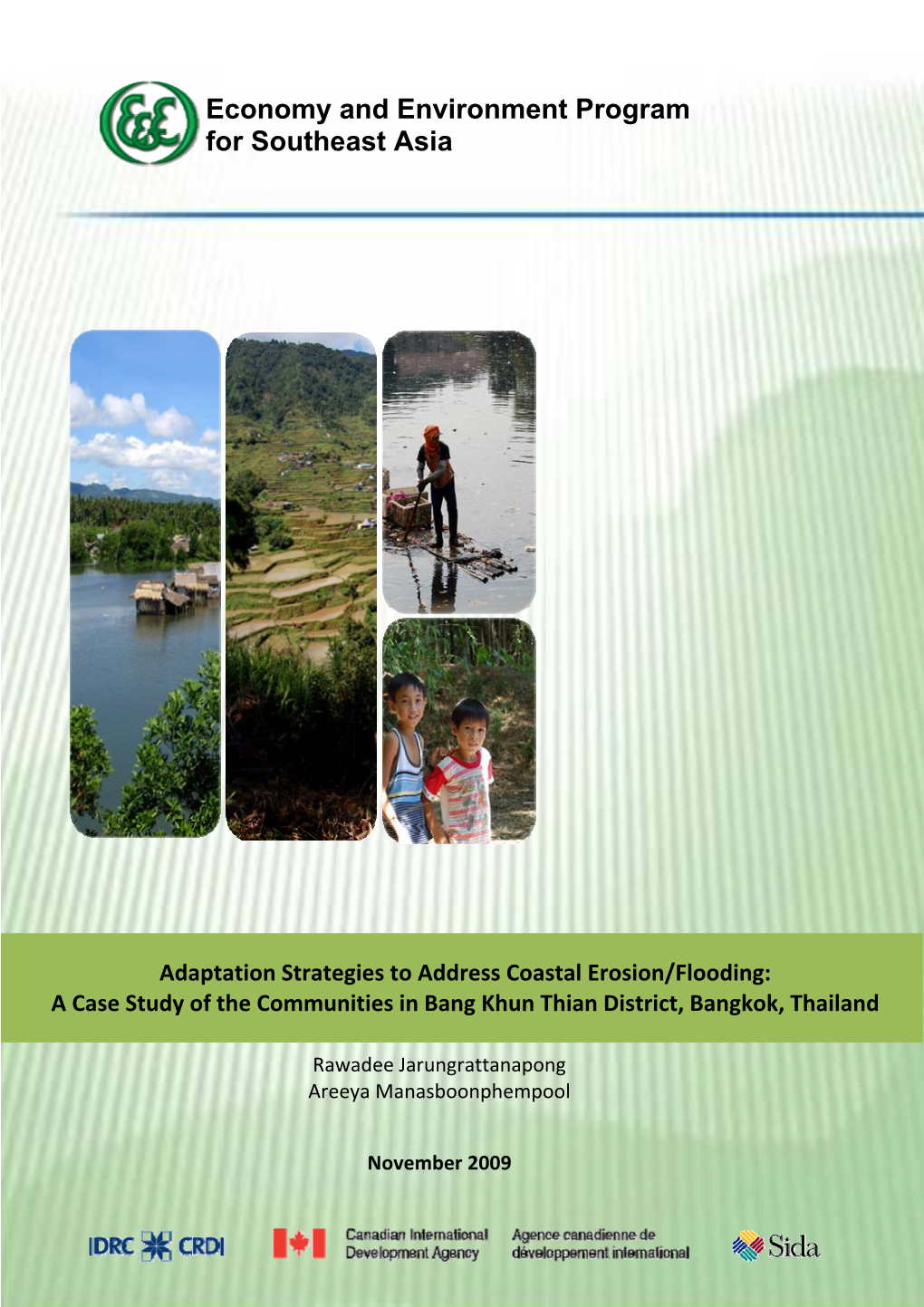 Adaptation Strategies to Address Coastal Erosion/Flooding: a Case Study of the Communities in Bang Khun Thian District, Bangkok, Thailand