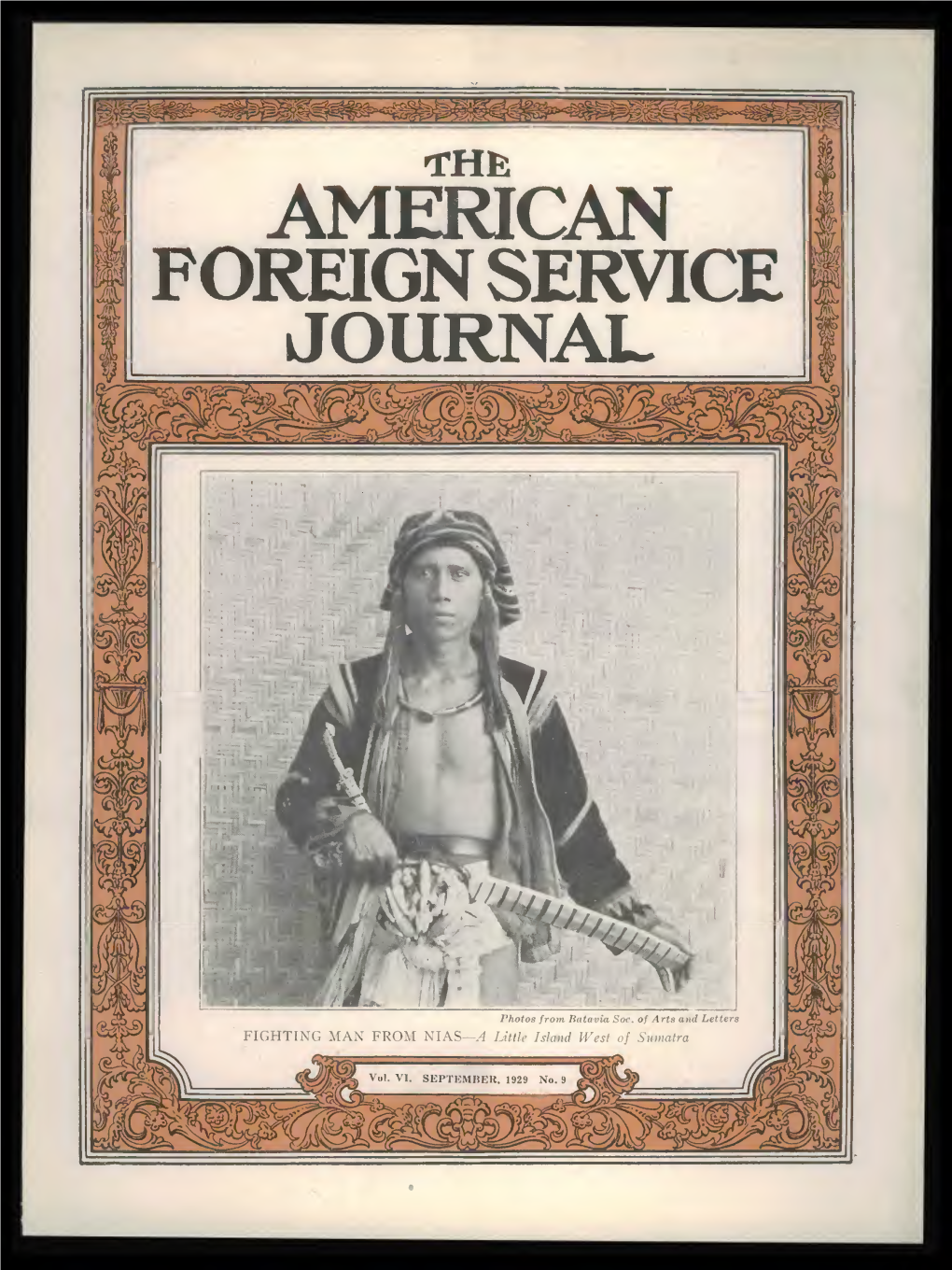 The Foreign Service Journal, September 1929