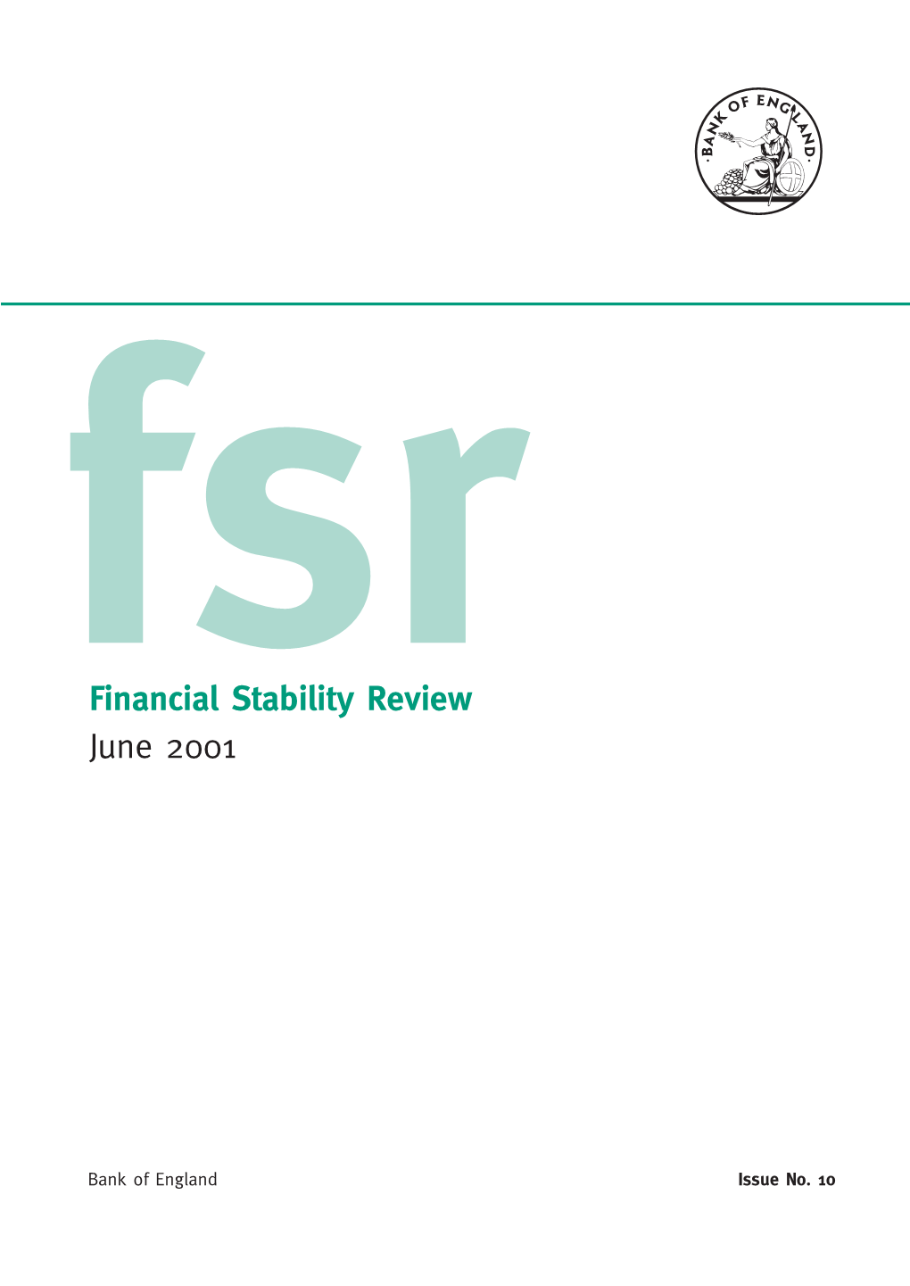 Financial Stability Review June 2001