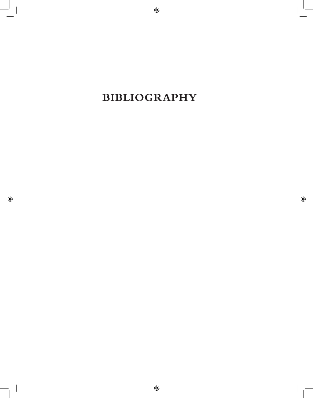 Bibliography Bibliography