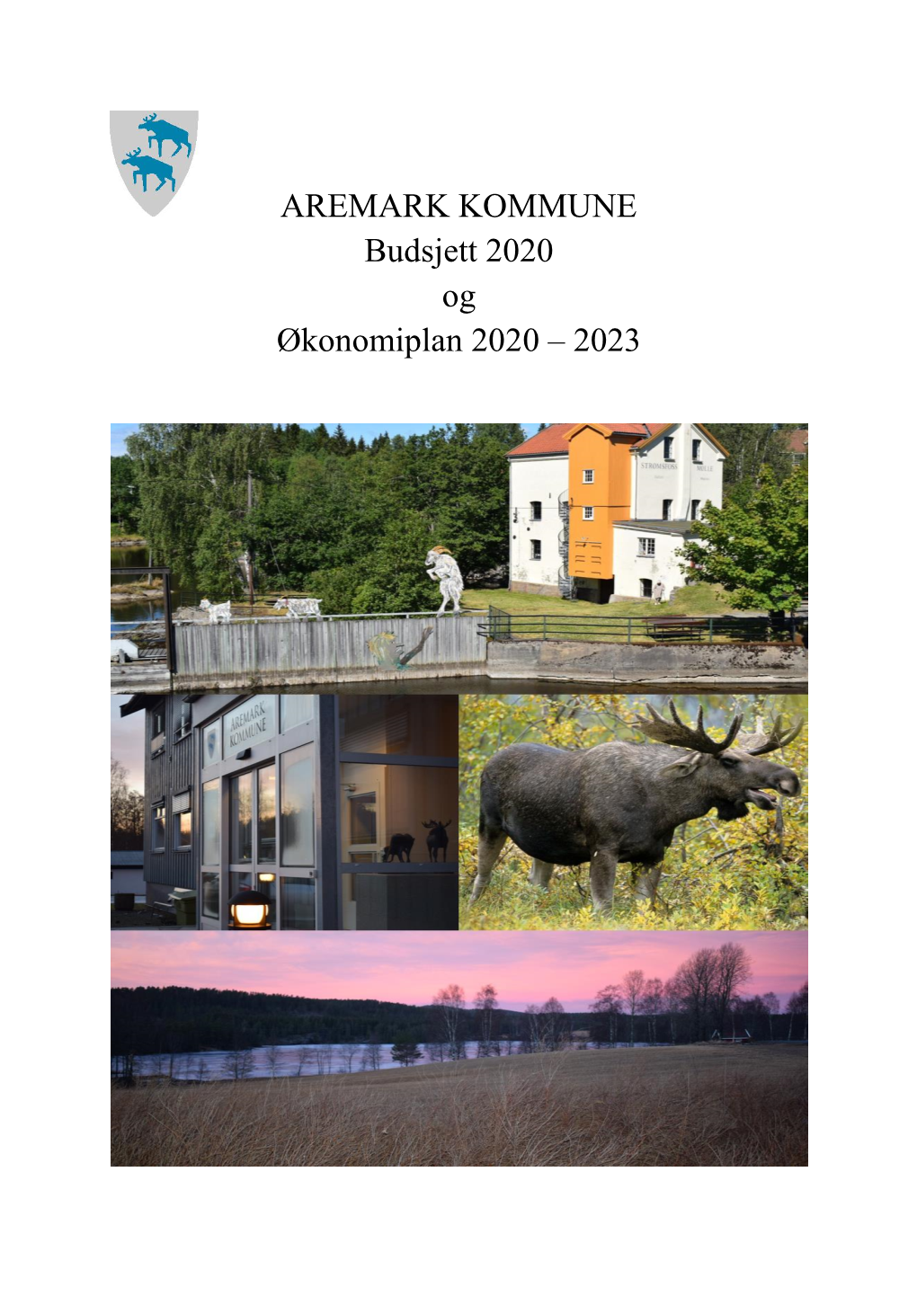 AREMARK KOMMUNE Budsjett 2020 Og Økonomiplan 2020 – 2023