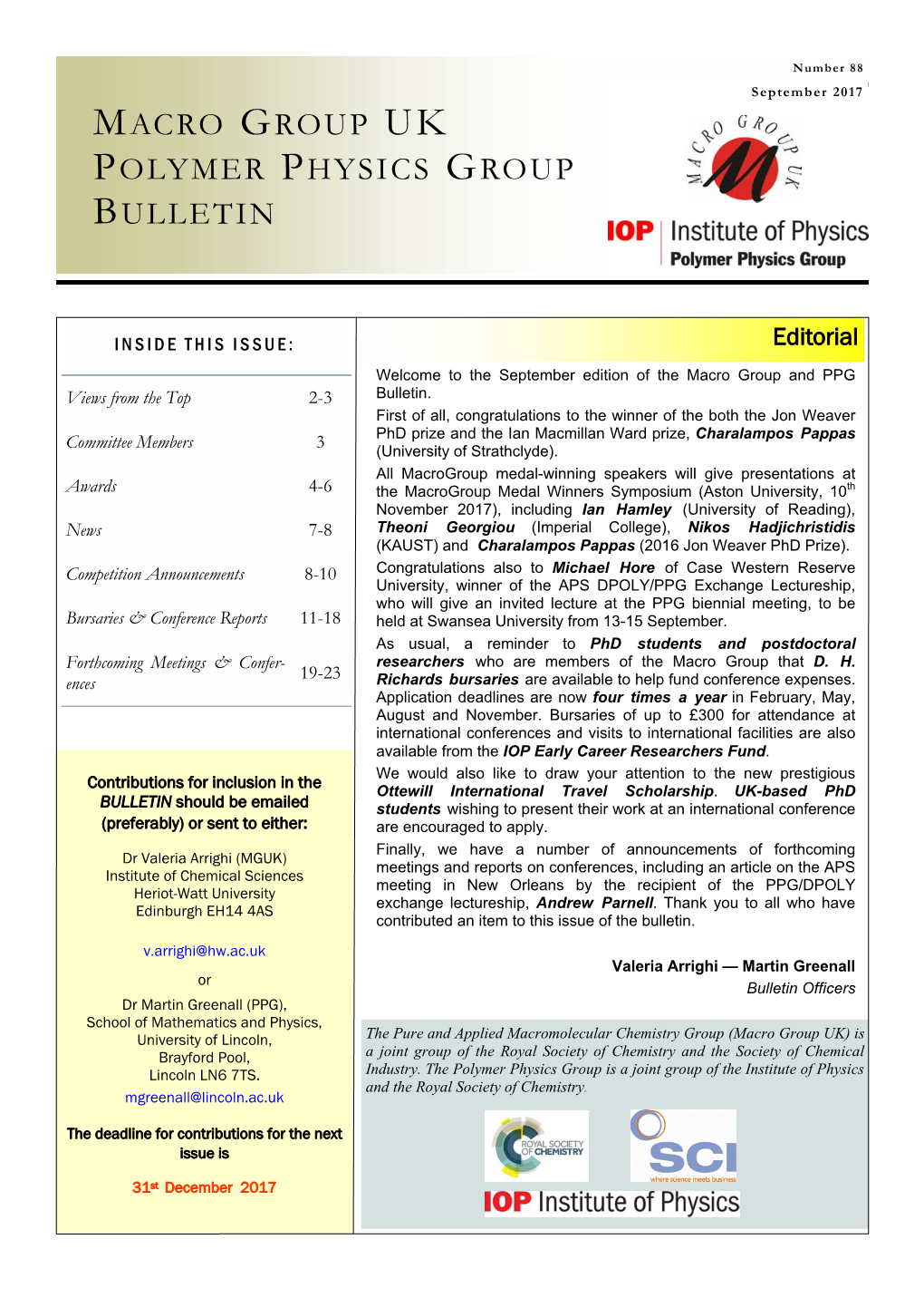 Bulletin88 August 2017 Final