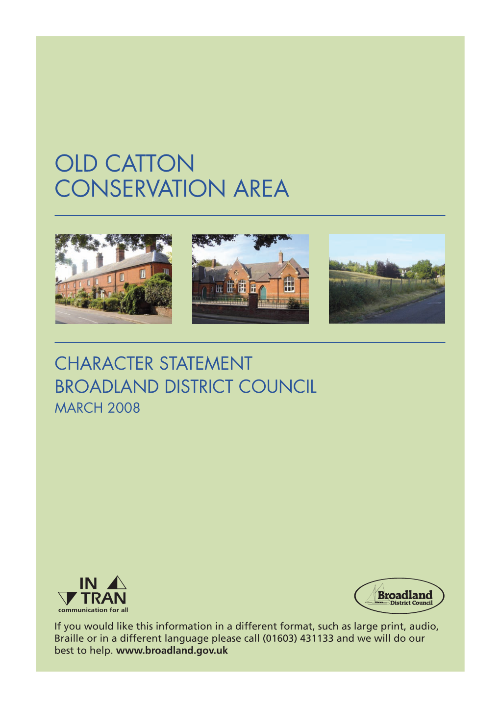 Old Catton Conservation Area Appraisal