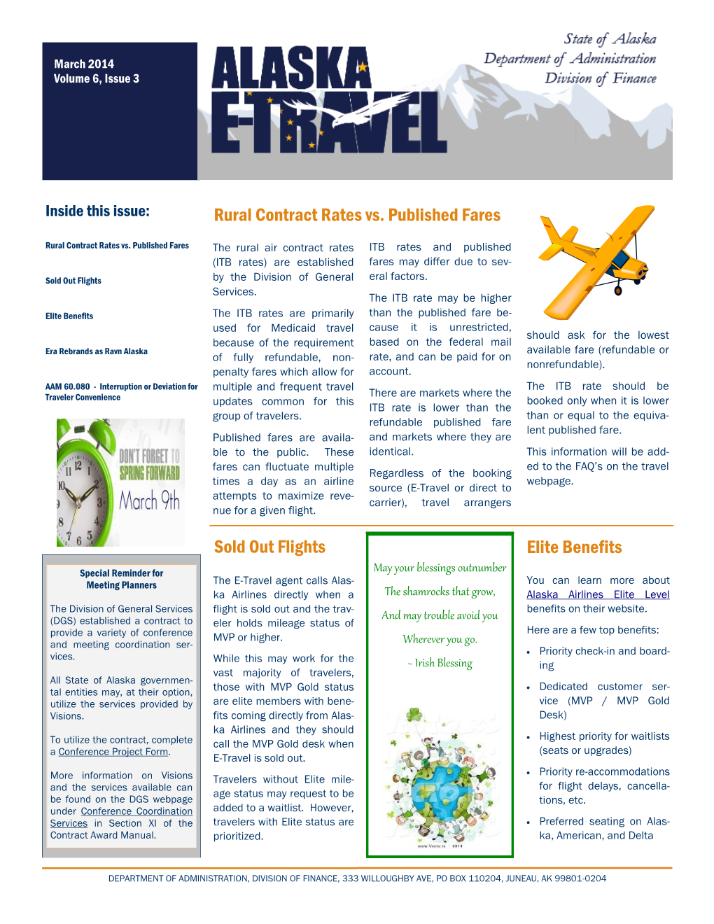 E-Travel Newsletter