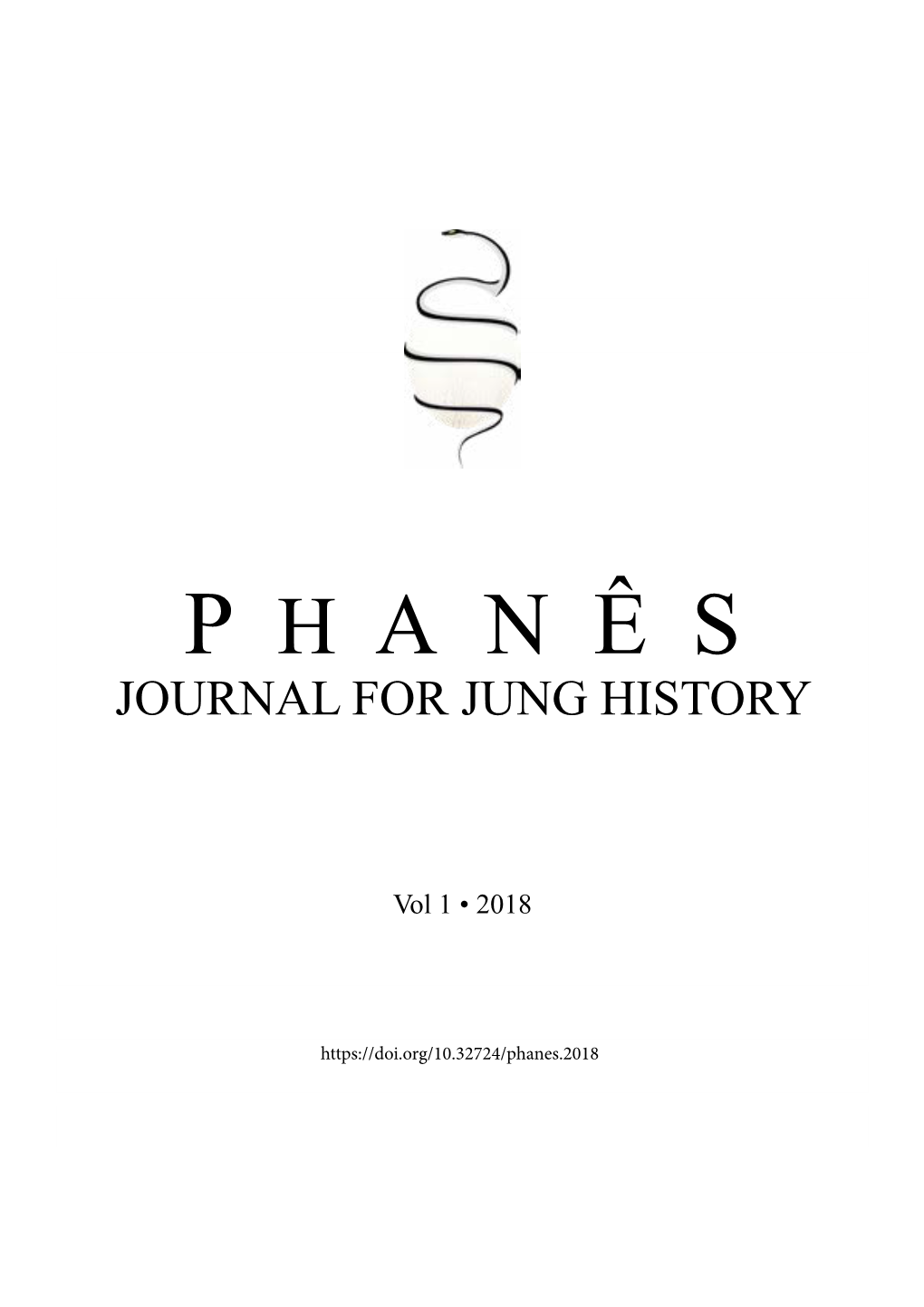 P H a N Ê S Journal for Jung History