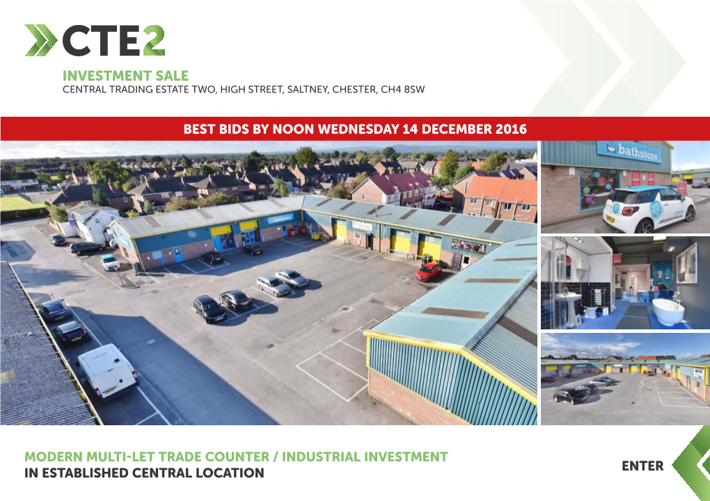 Investment Sale Central Trading Estate Two, High Street, Saltney, Chester, Ch4 8Sw