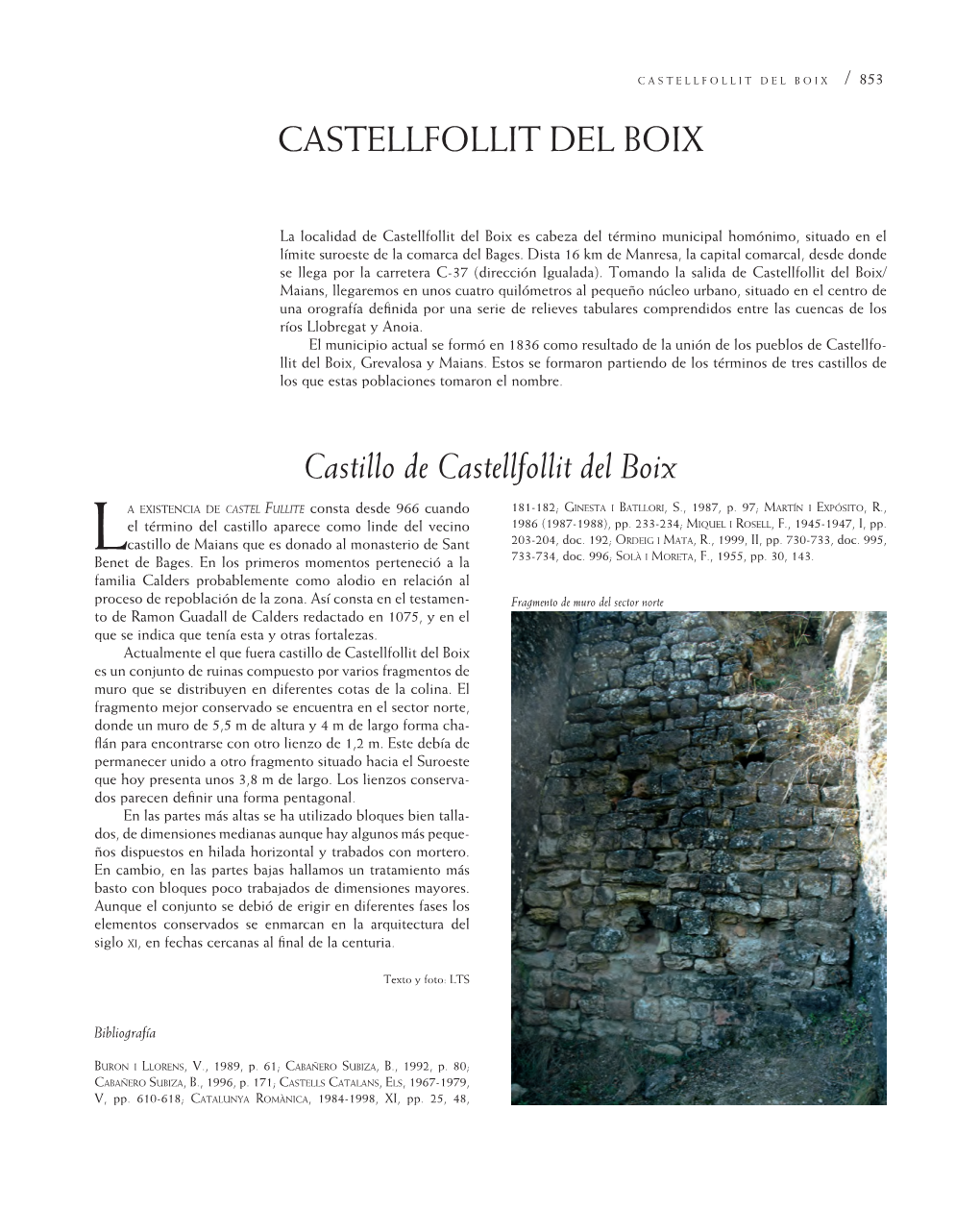 Castellfollit Del Boix / 853 CASTELLFOLLIT DEL BOIX