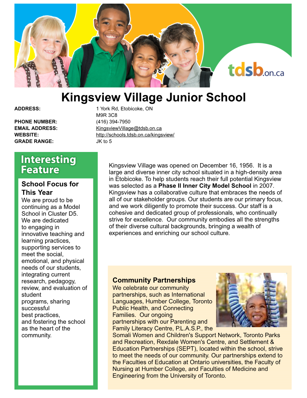 Kingsview Village Junior School