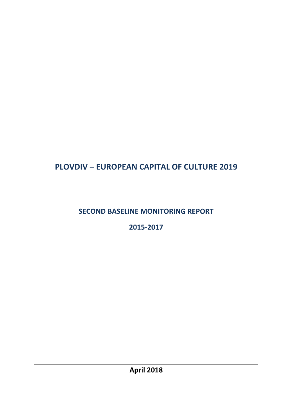 Plovdiv – European Capital of Culture 2019