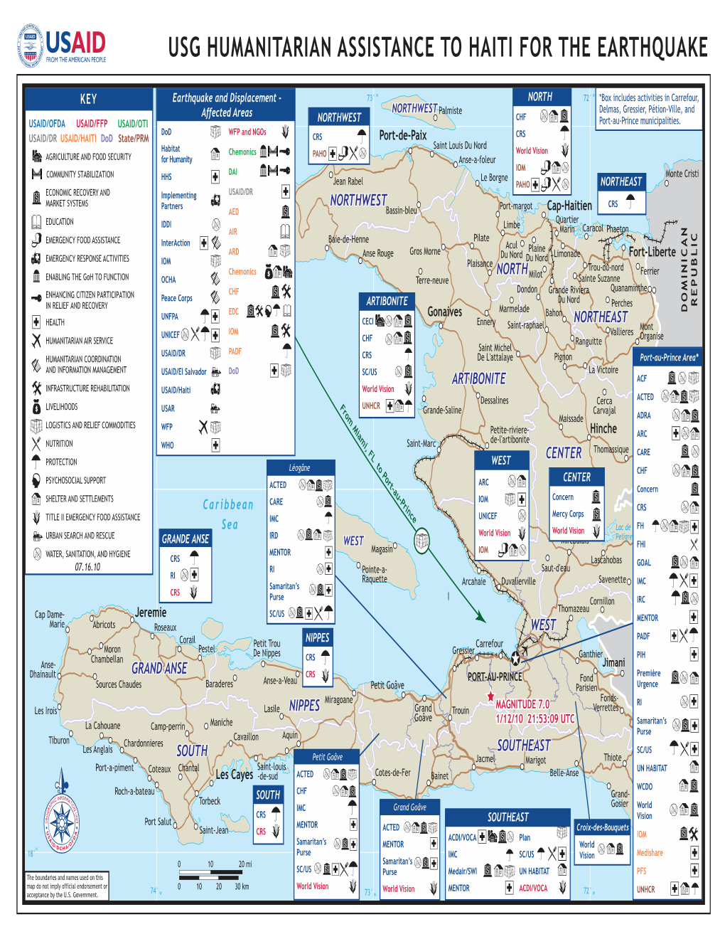 Haiti Earthquake Program Maps