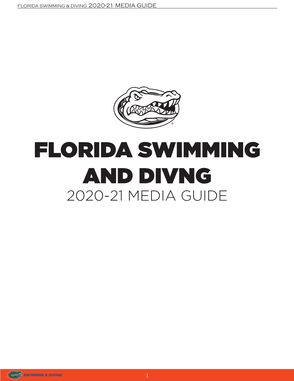 Florida Swimming and Divng 2020-21 Media Guide