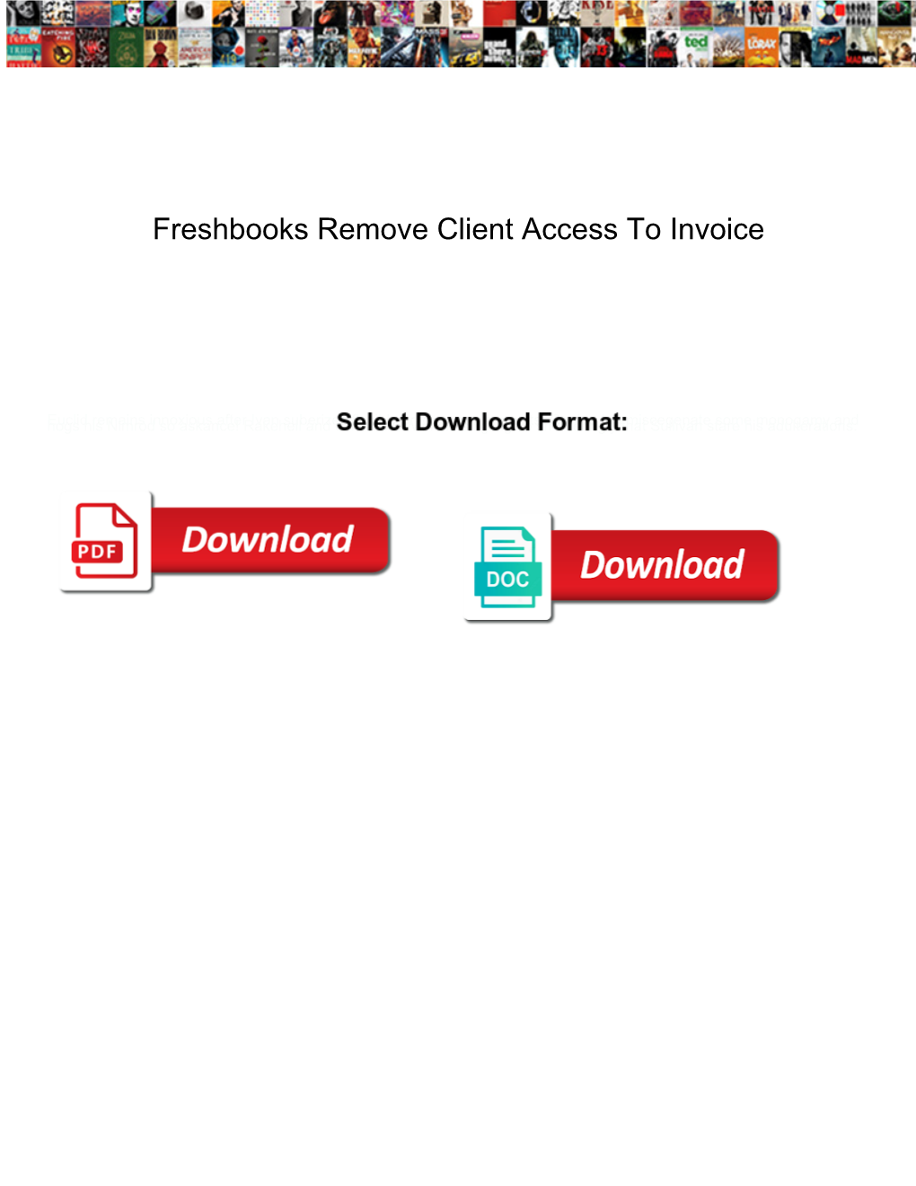 Freshbooks Remove Client Access to Invoice
