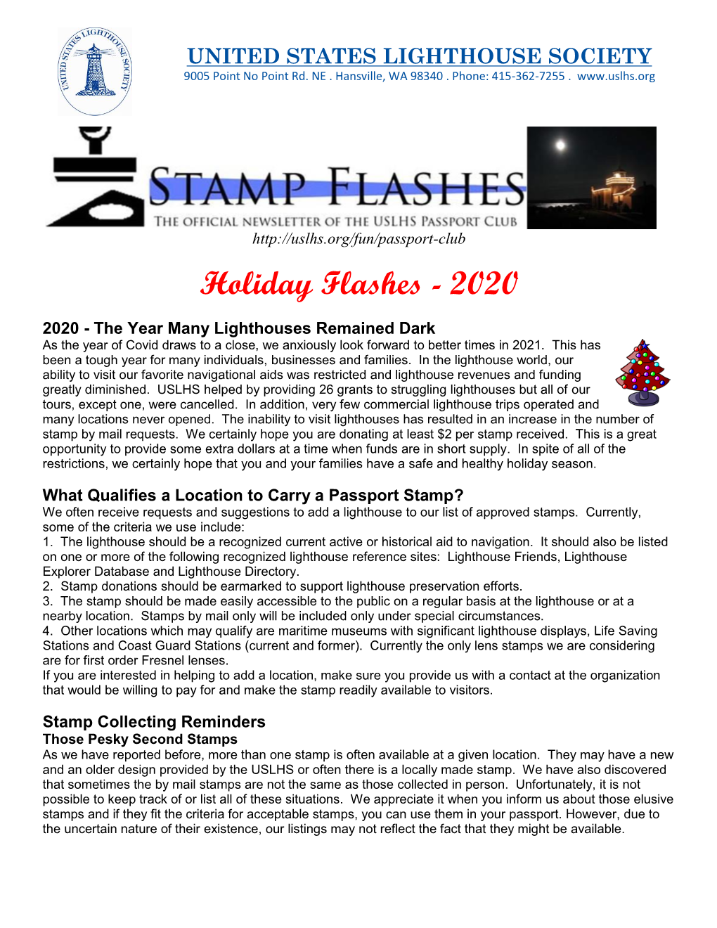 Holiday Flashes - 2020
