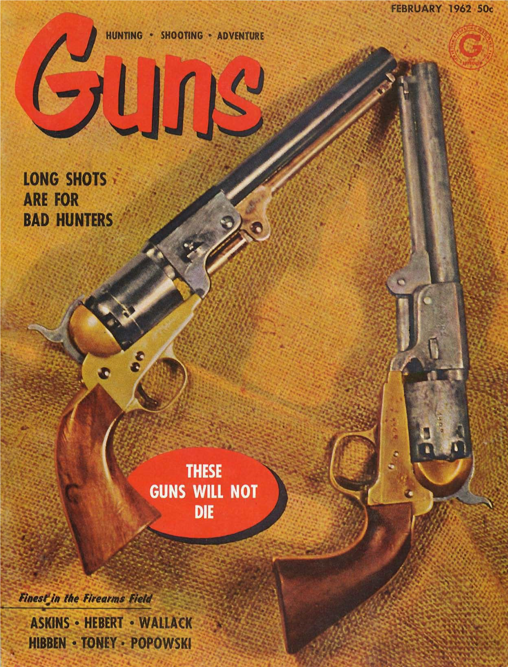 GUNS Magazine February 1962