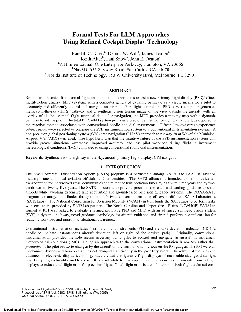 Formal Tests for LLM Approaches Using Refined Cockpit Display Technology