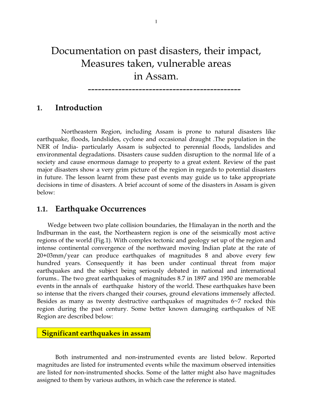 Documentation on Past Disasters.Pdf