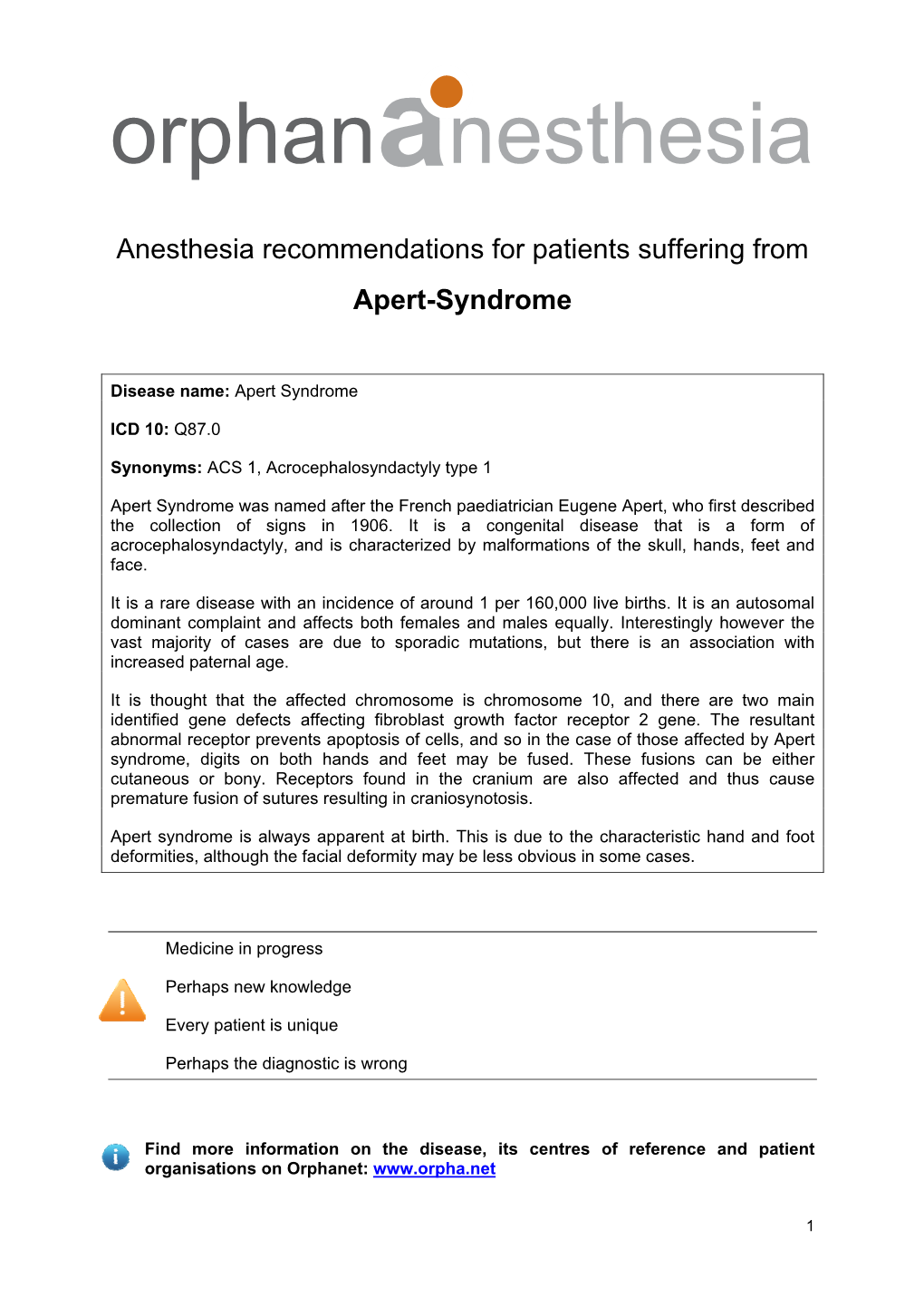 Apert Syndrome