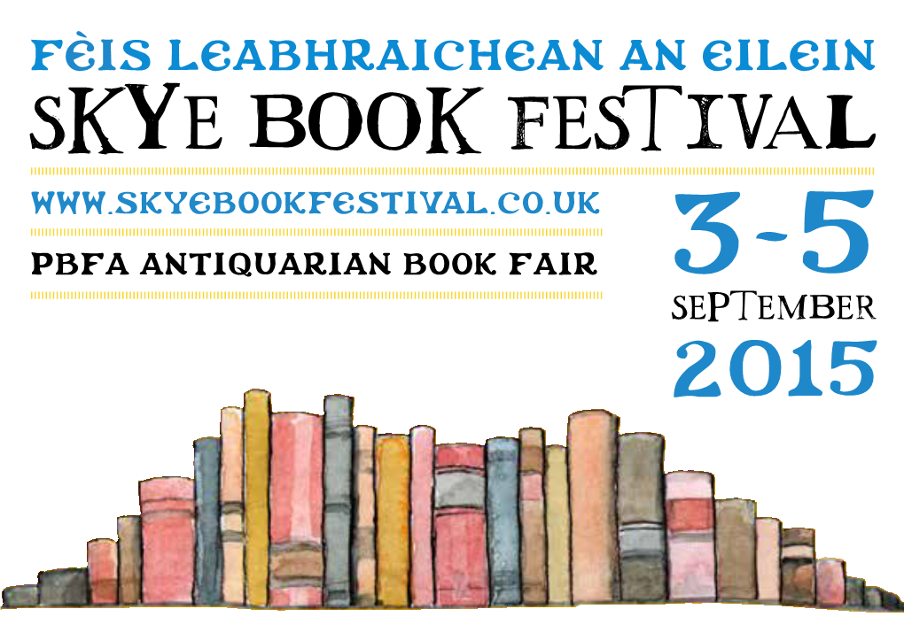 Skye Book Festival