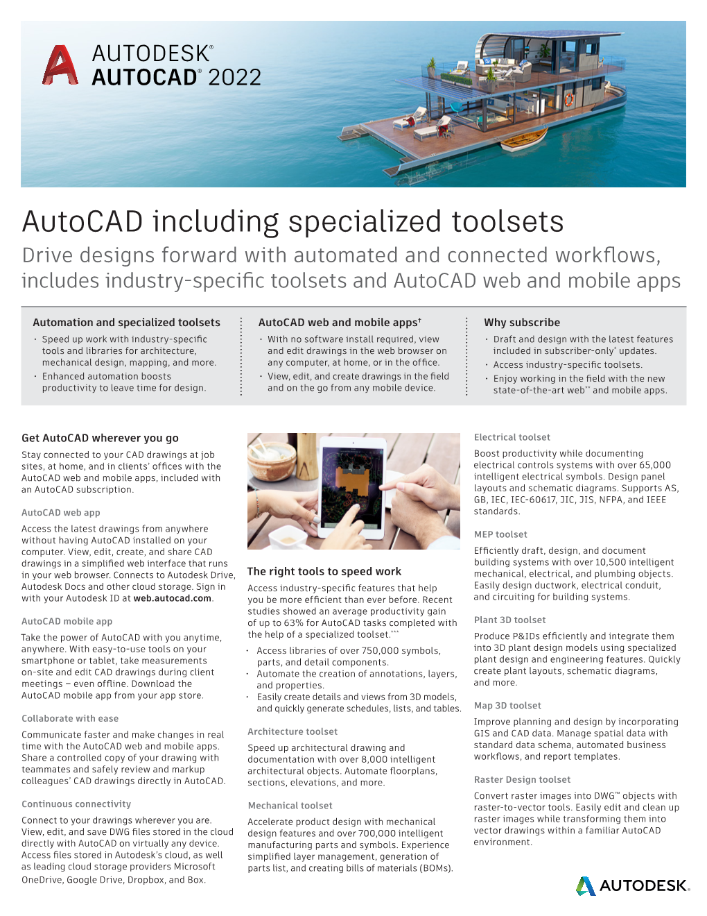 Autocad Including Specialized Toolsets