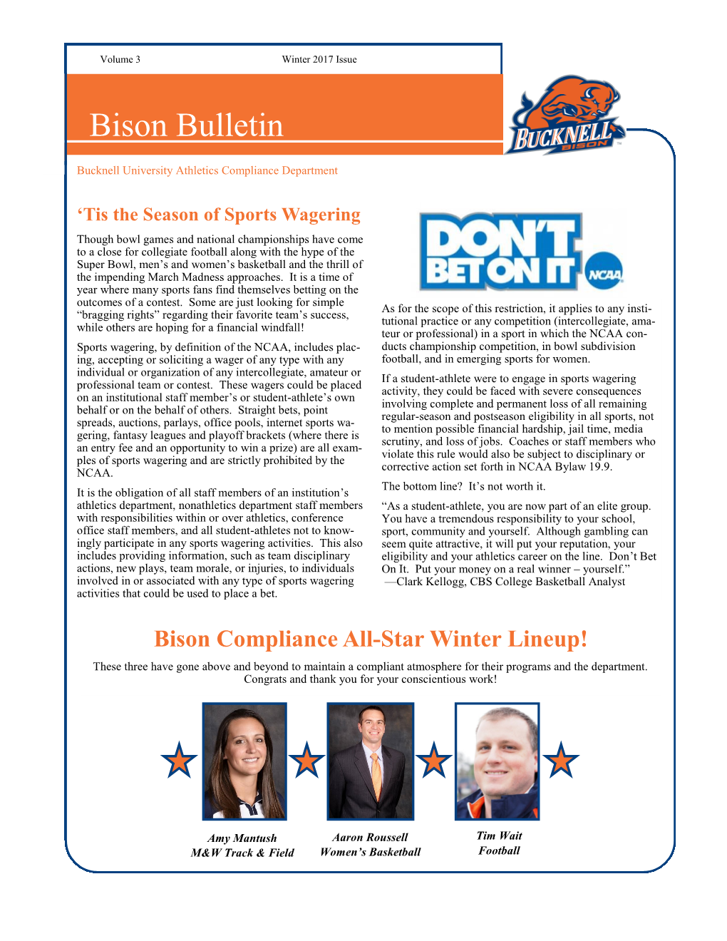 Bison Bulletin