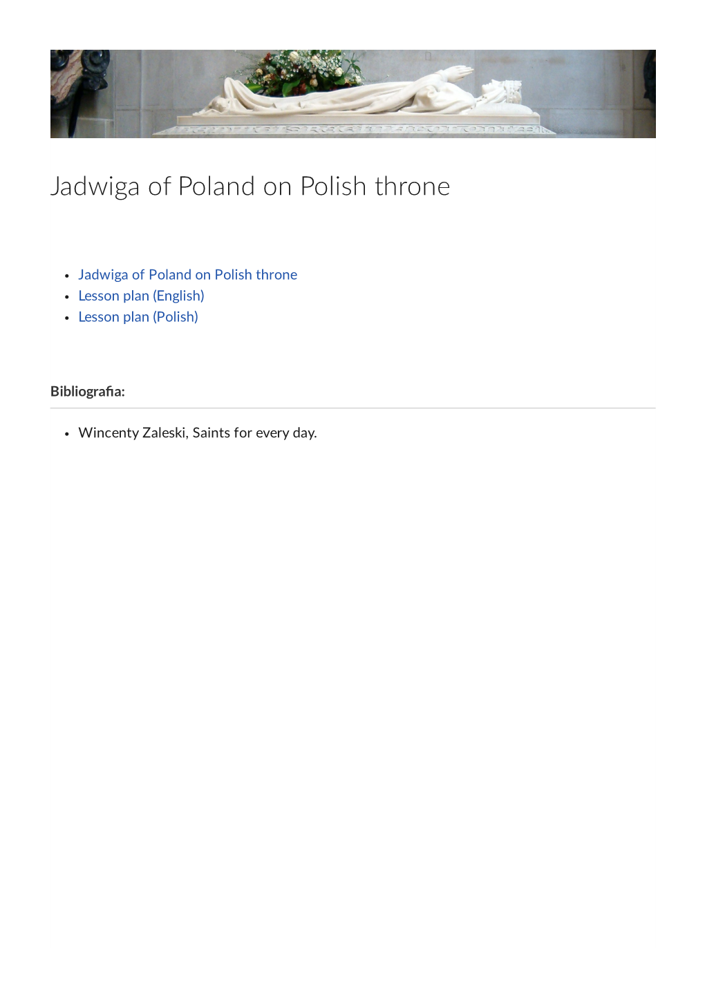 Jadwiga of Poland on Polish Throne