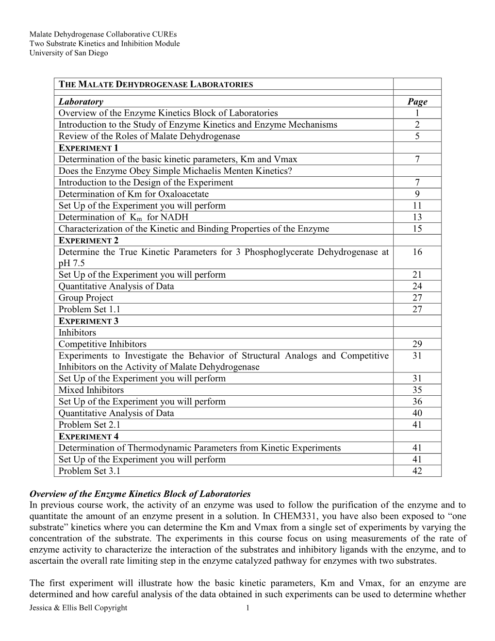 Two Substrate Kinetic Analysis