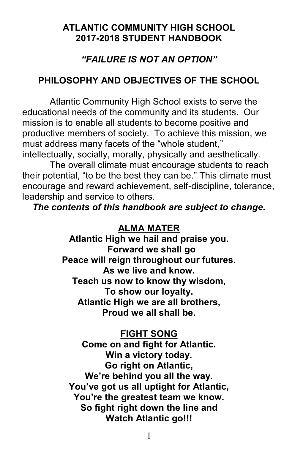 Atlantic Student Handbook FY18 English.Pdf