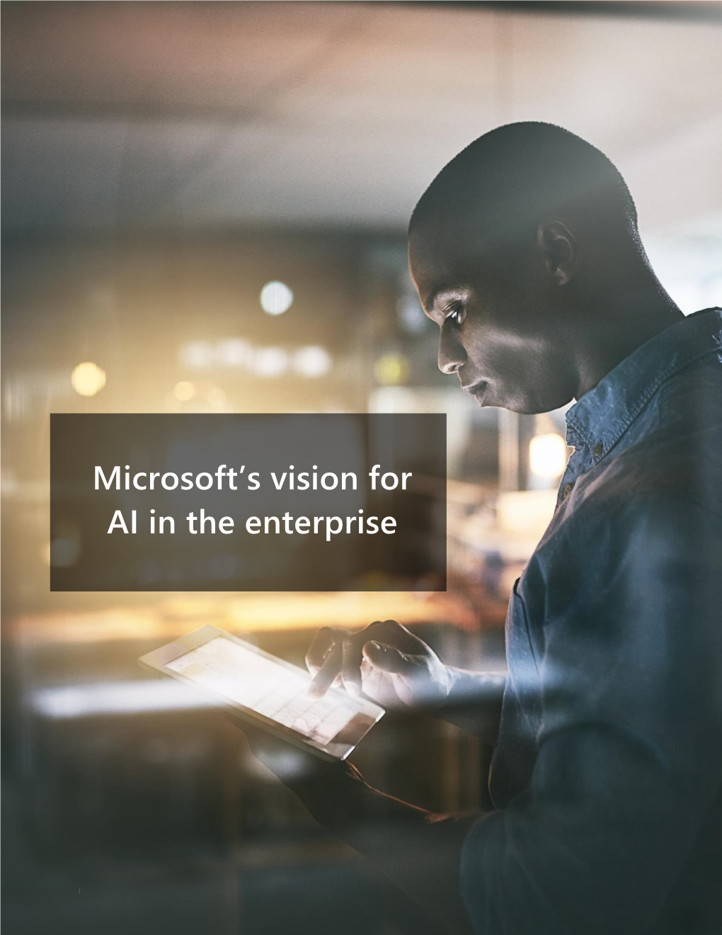 Vision for AI in the Enterprise