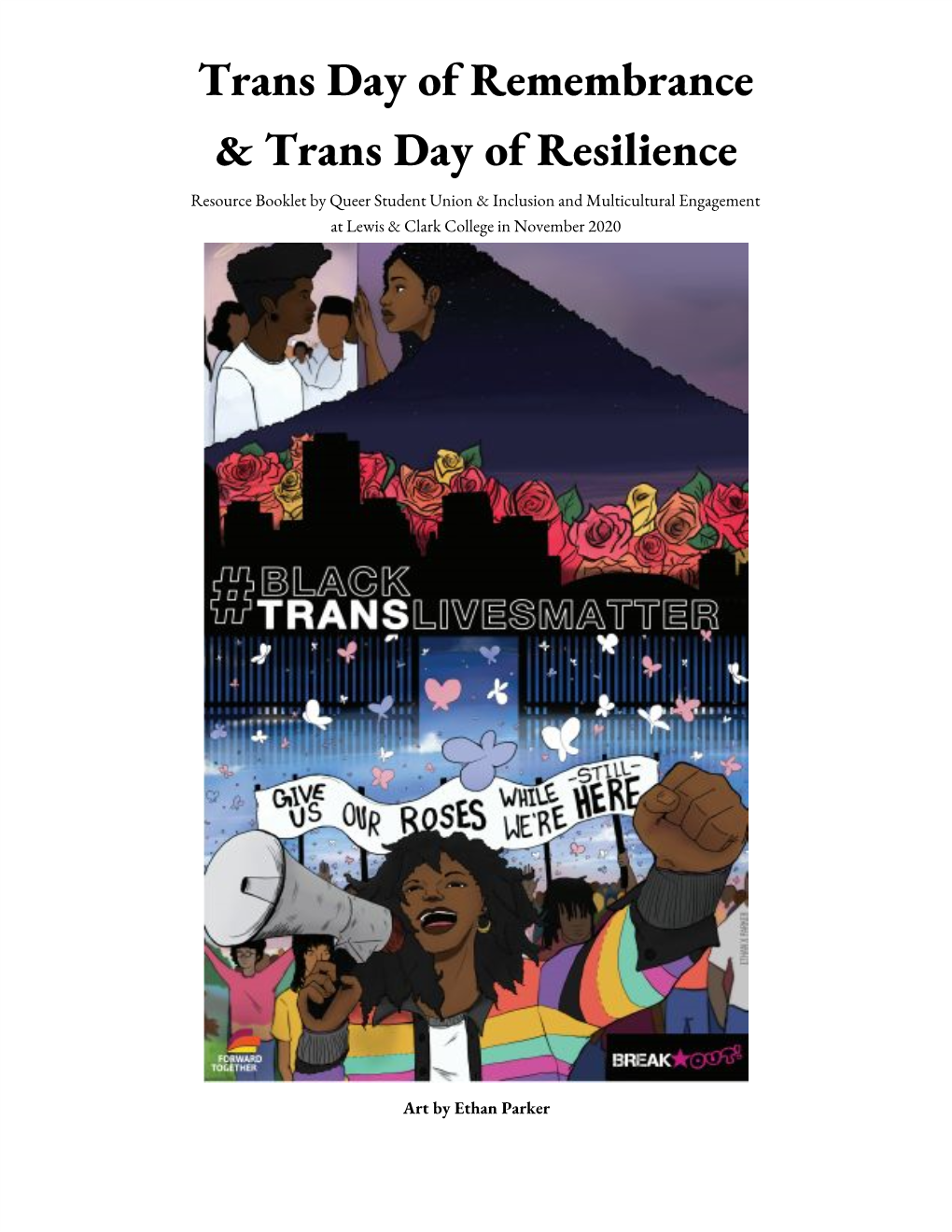 Trans Day of Remembrance & Trans Day of Resilience