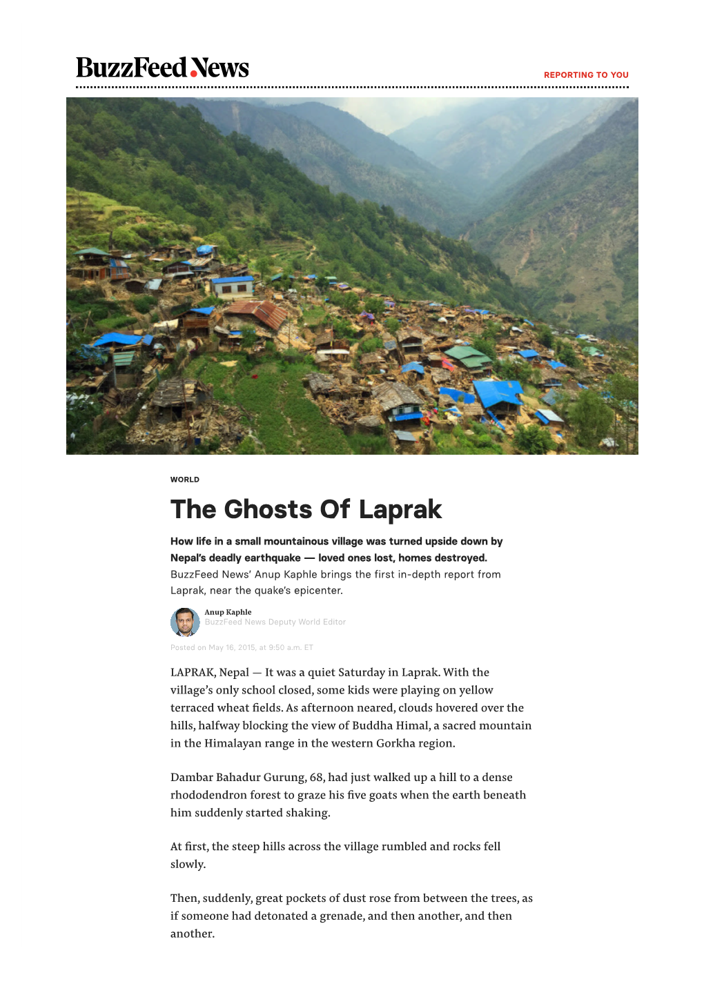 The Ghosts of Laprak