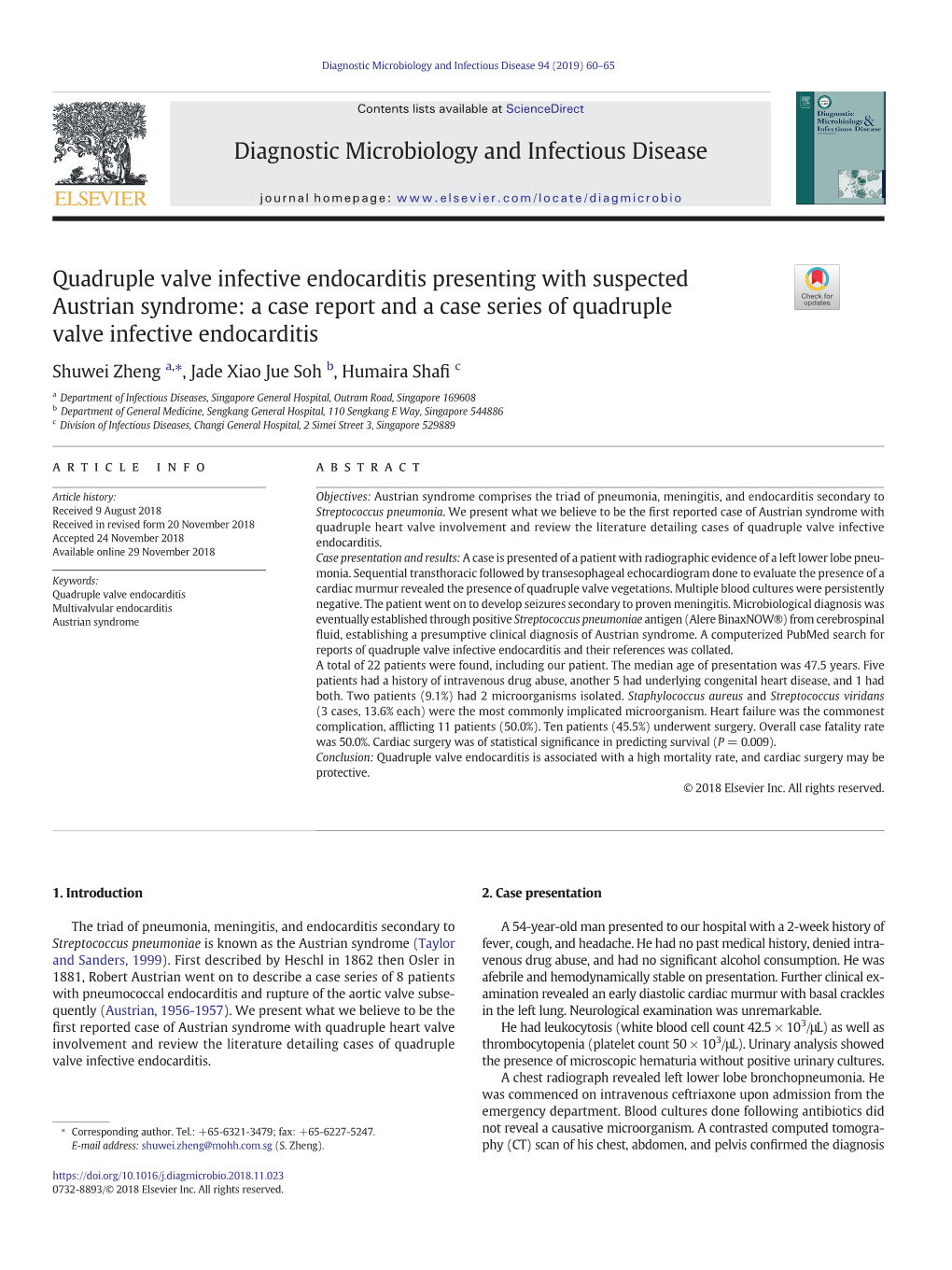 Quadruple Valve Infective Endocarditis Presenting with Suspected Austrian Syndrome: a Case Report and a Case Series of Quadruple Valve Infective Endocarditis