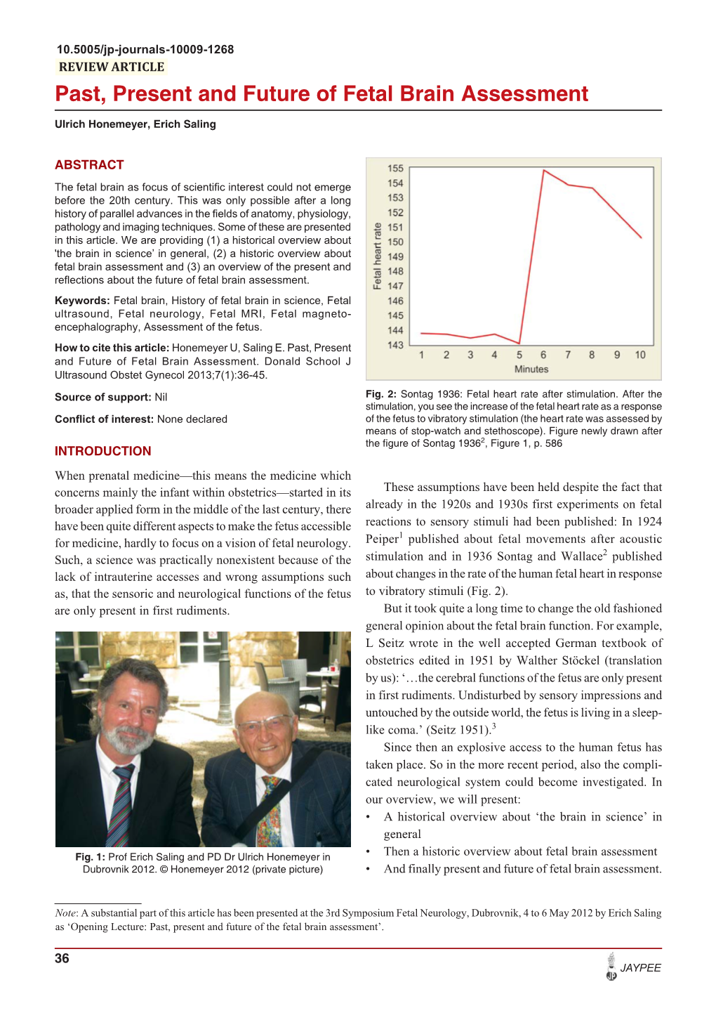 Past, Present and Future of Fetal Brain Assessment