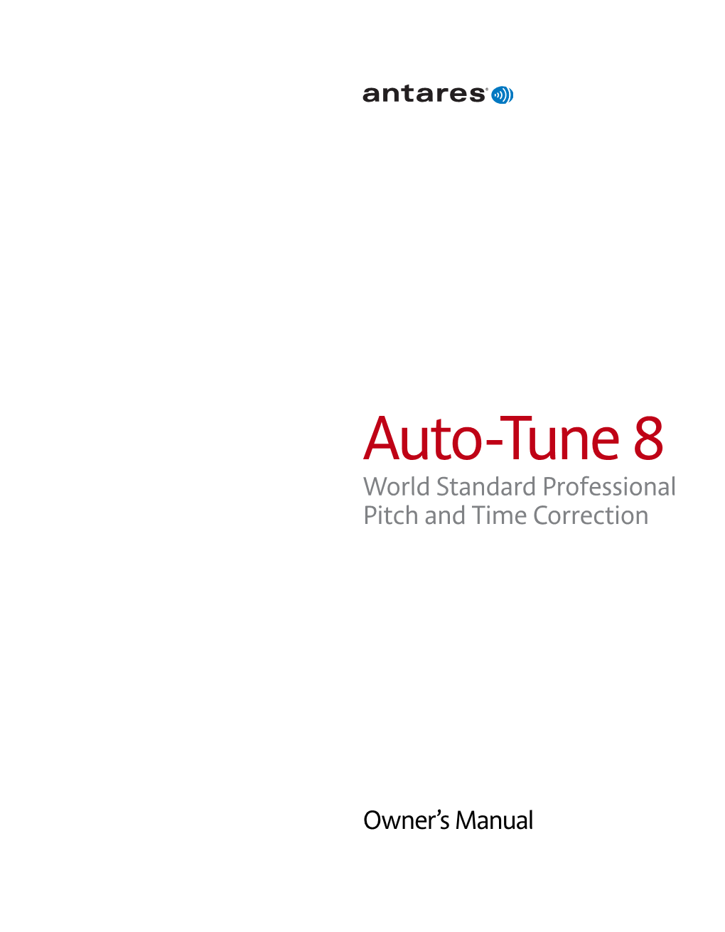 Auto-Tune 8 World Standard Professional Pitch and Time Correction