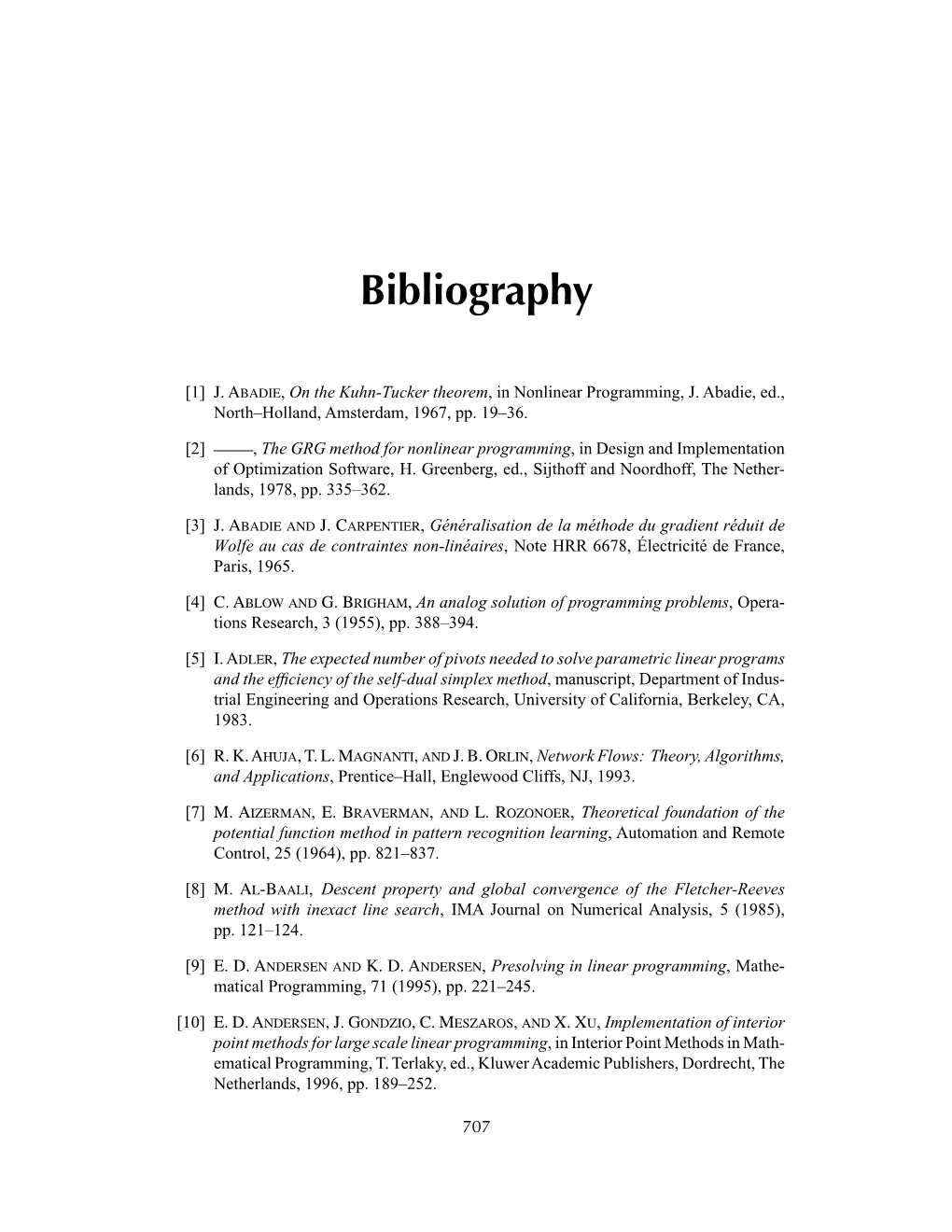 Bibliography