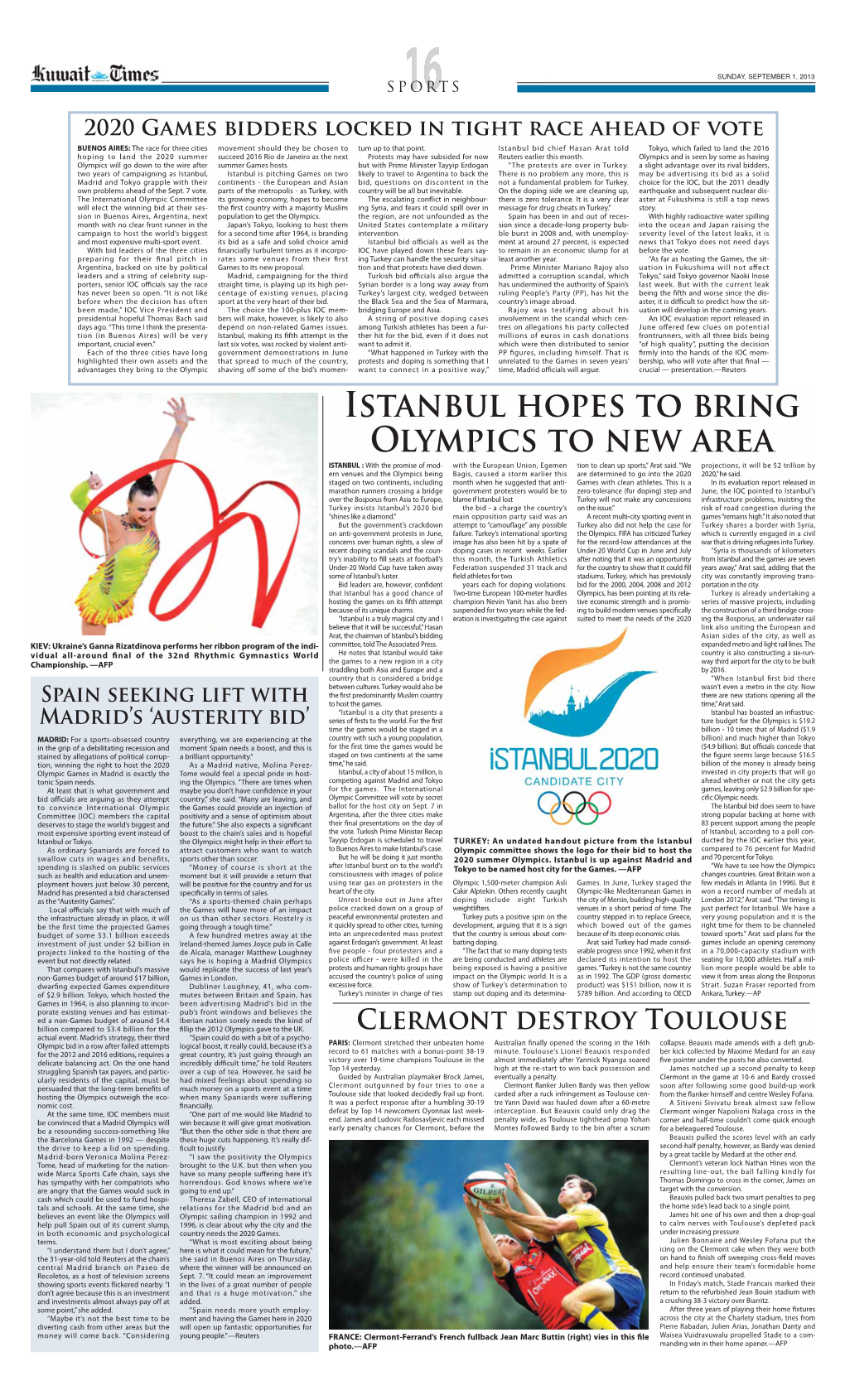 Istanbul Hopes to Bring Olympics to New Area