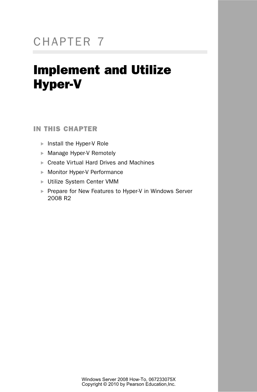 Implement and Utilize Hyper-V