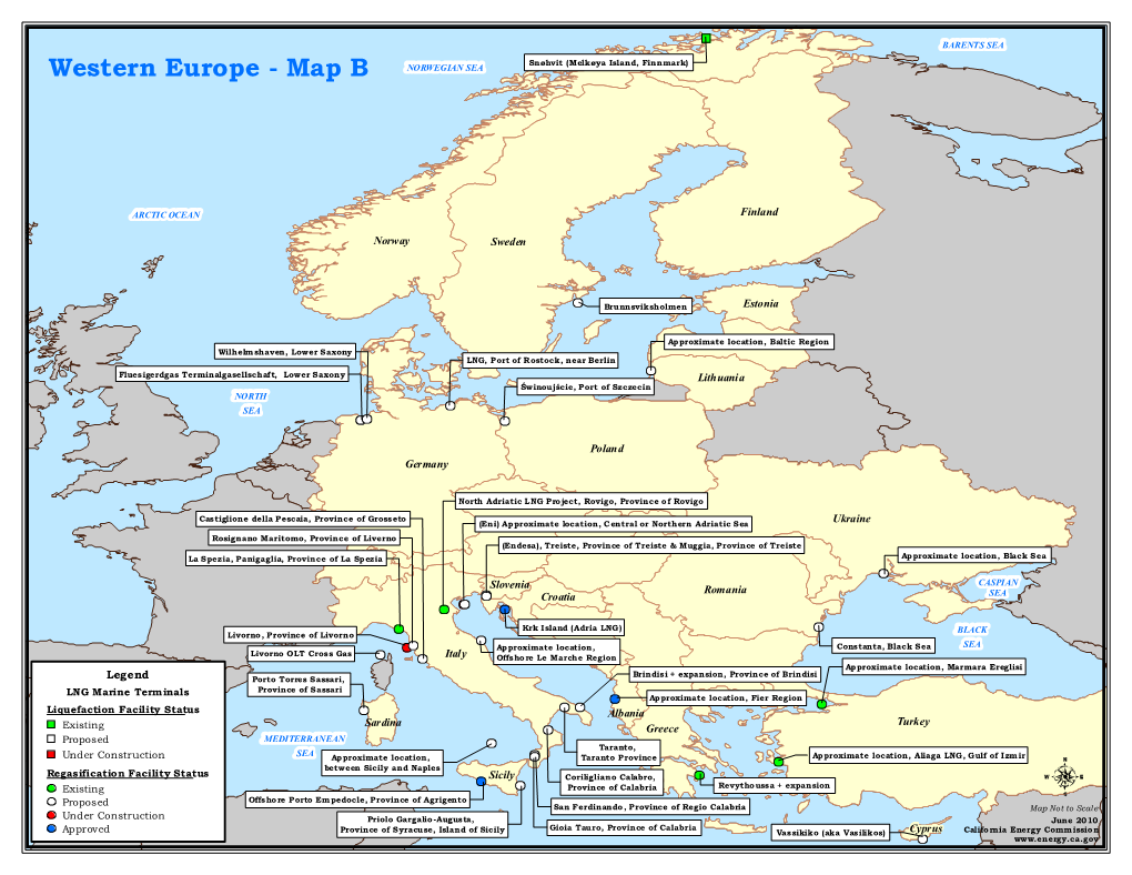 Western Europe - Map B NORWEGIAN SEA