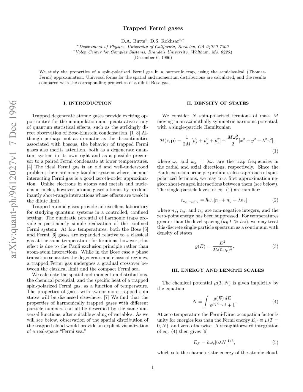 Arxiv:Quant-Ph/9612027V1 7 Dec 1996