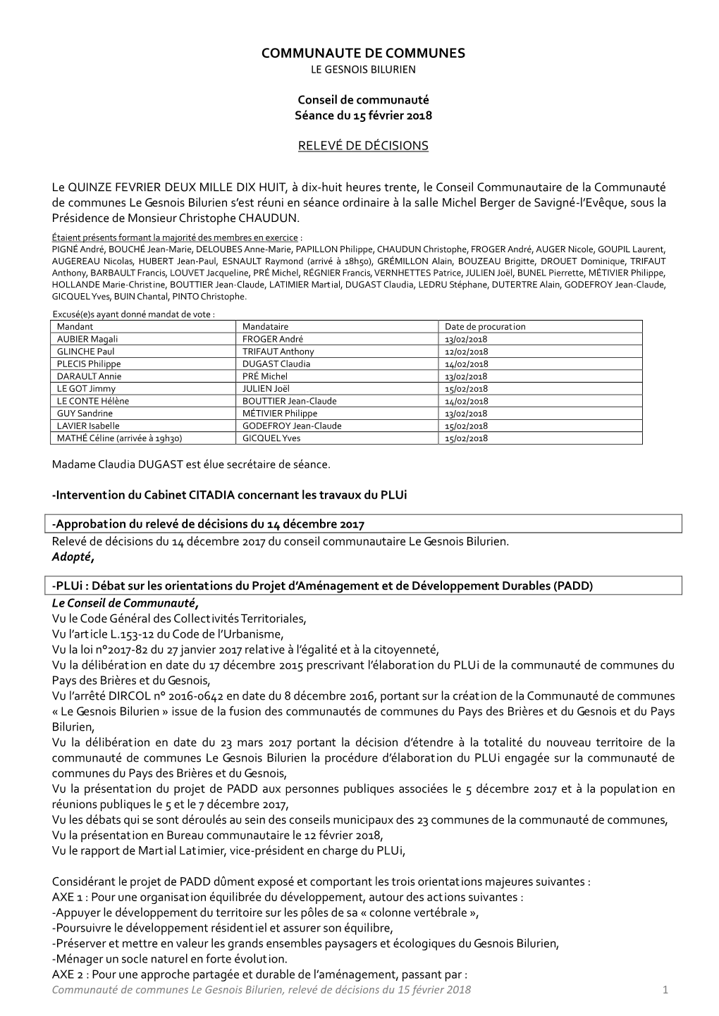 Communaute De Communes Du