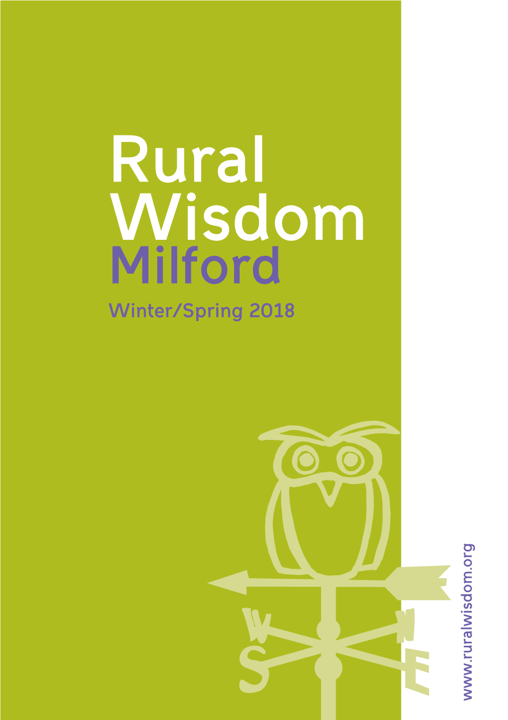 Milford Wisdom Rural Winter/Spring 2018