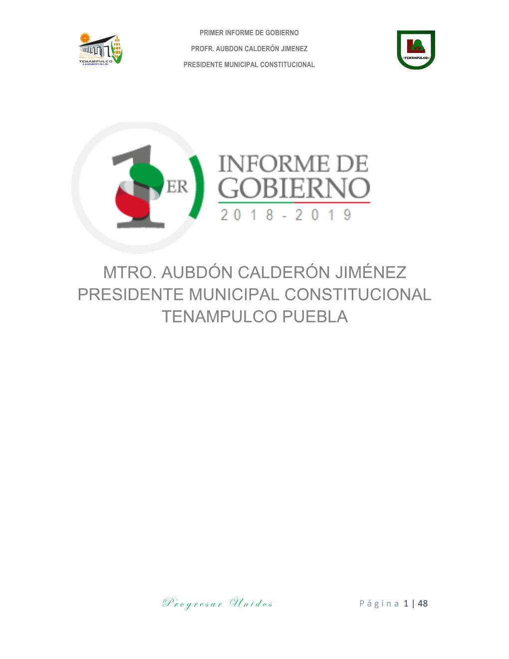 Primer Informe De Gobierno