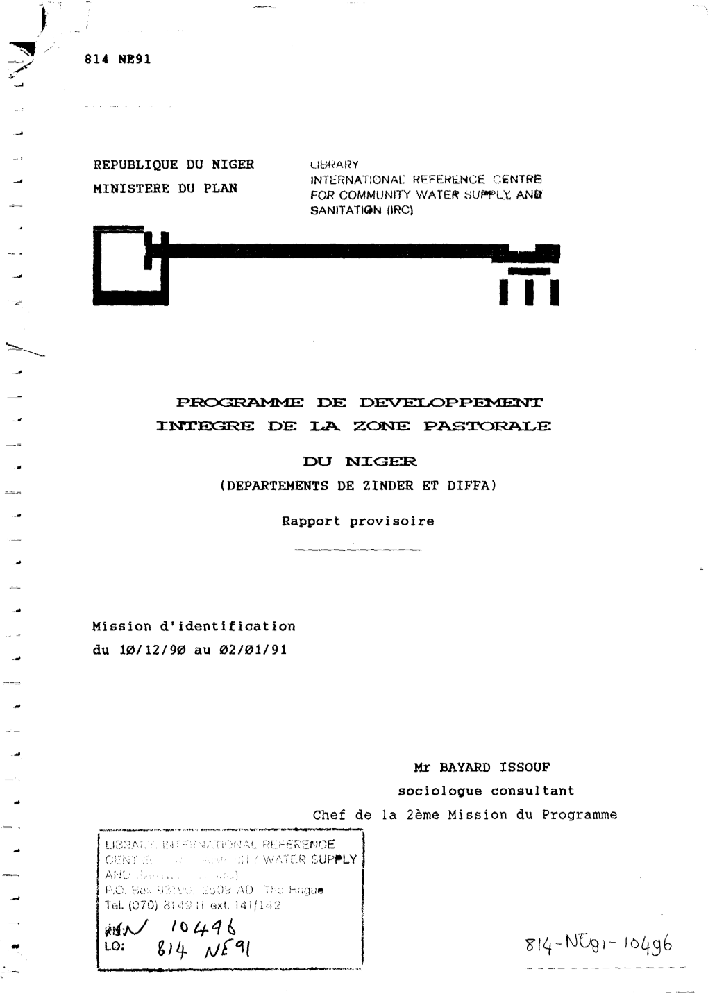 Departements De Zinder Et Diffa)