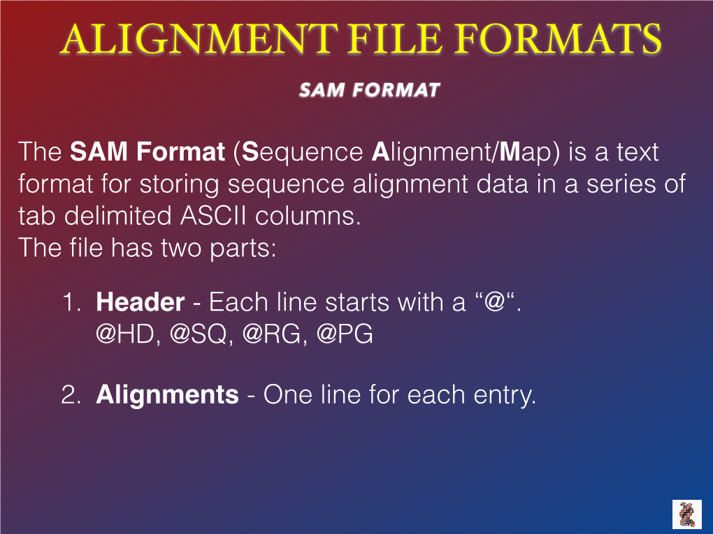 Alignment File Formats