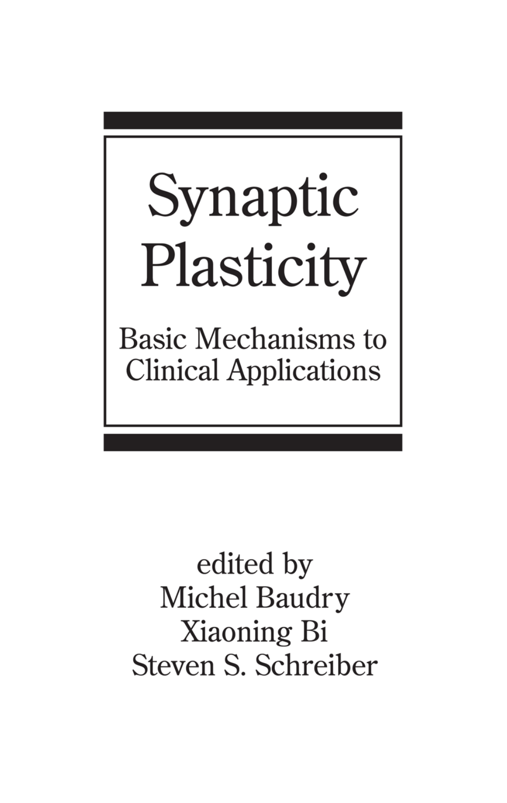 Synaptic Plasticity.Pdf