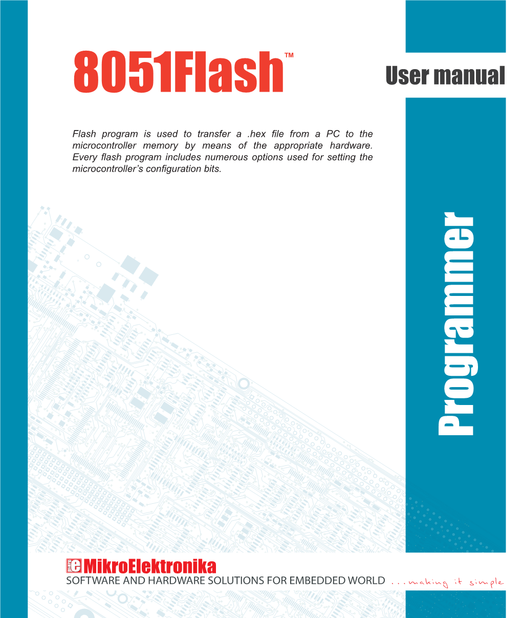 8051Flash Programmer User Manual