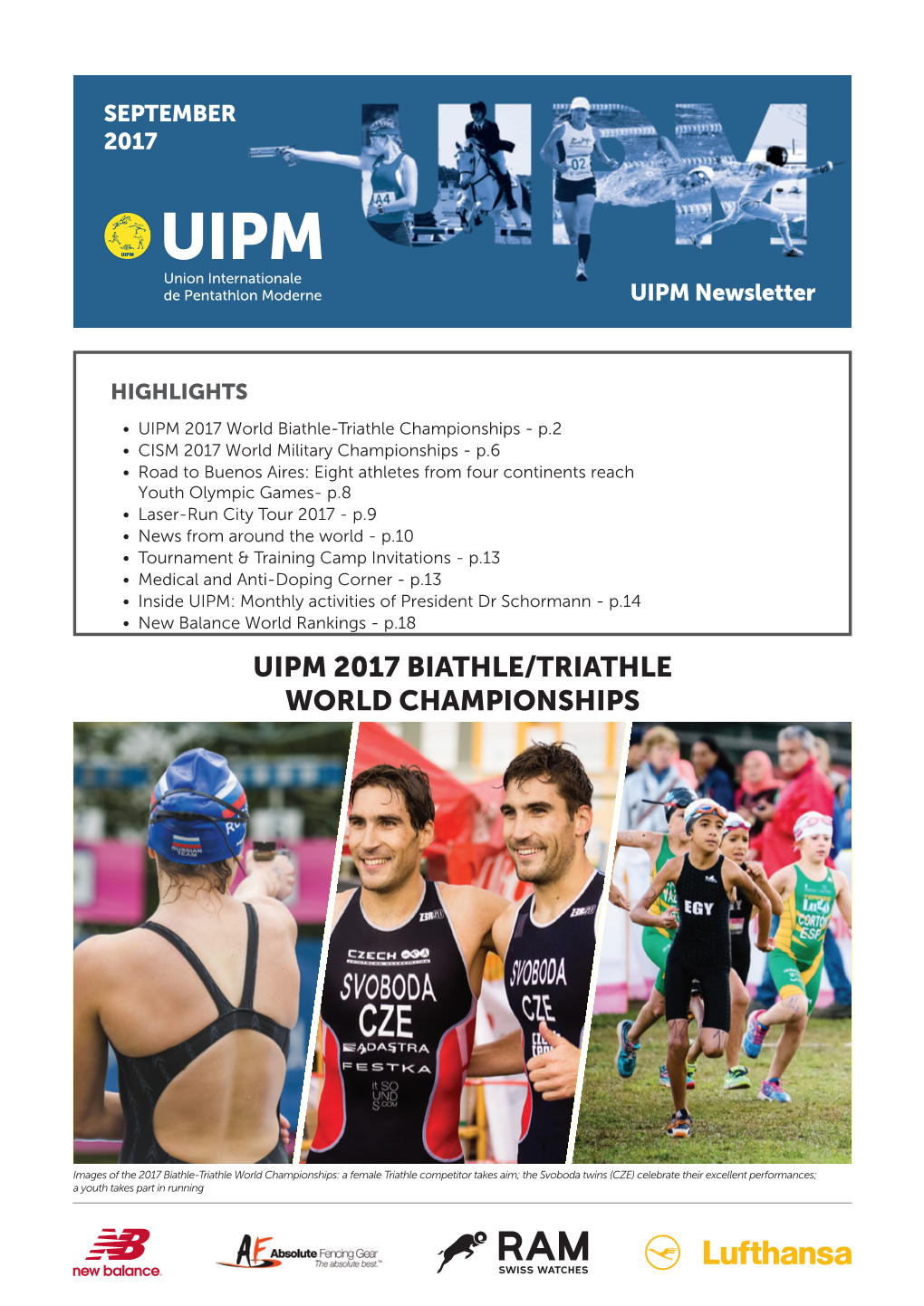 Uipm 2017 Biathle/Triathle World Championships