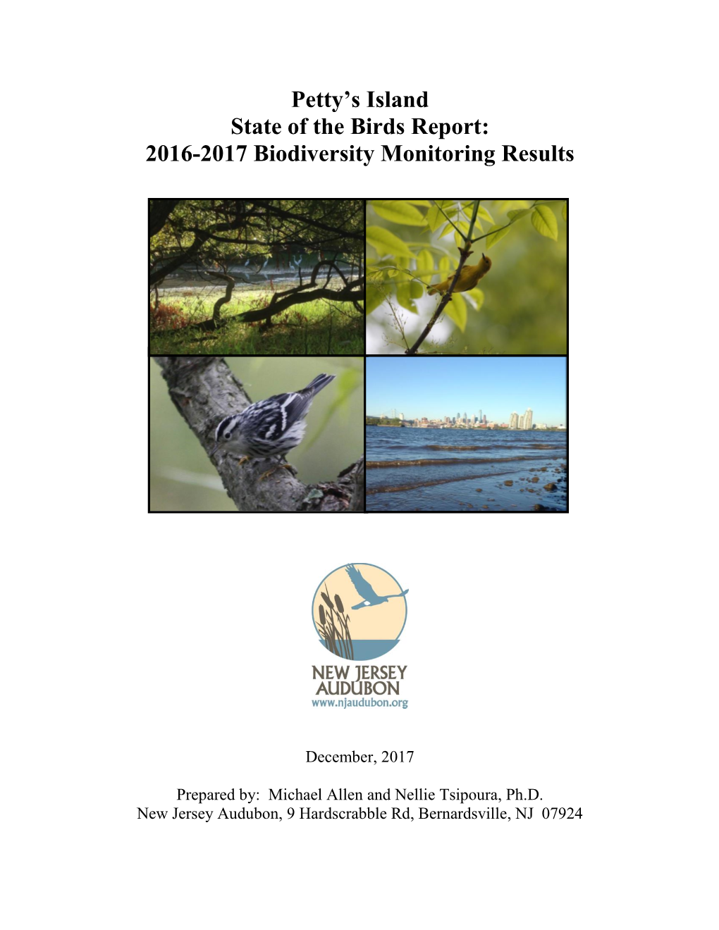 2016-2017 Biodiversity Monitoring Results