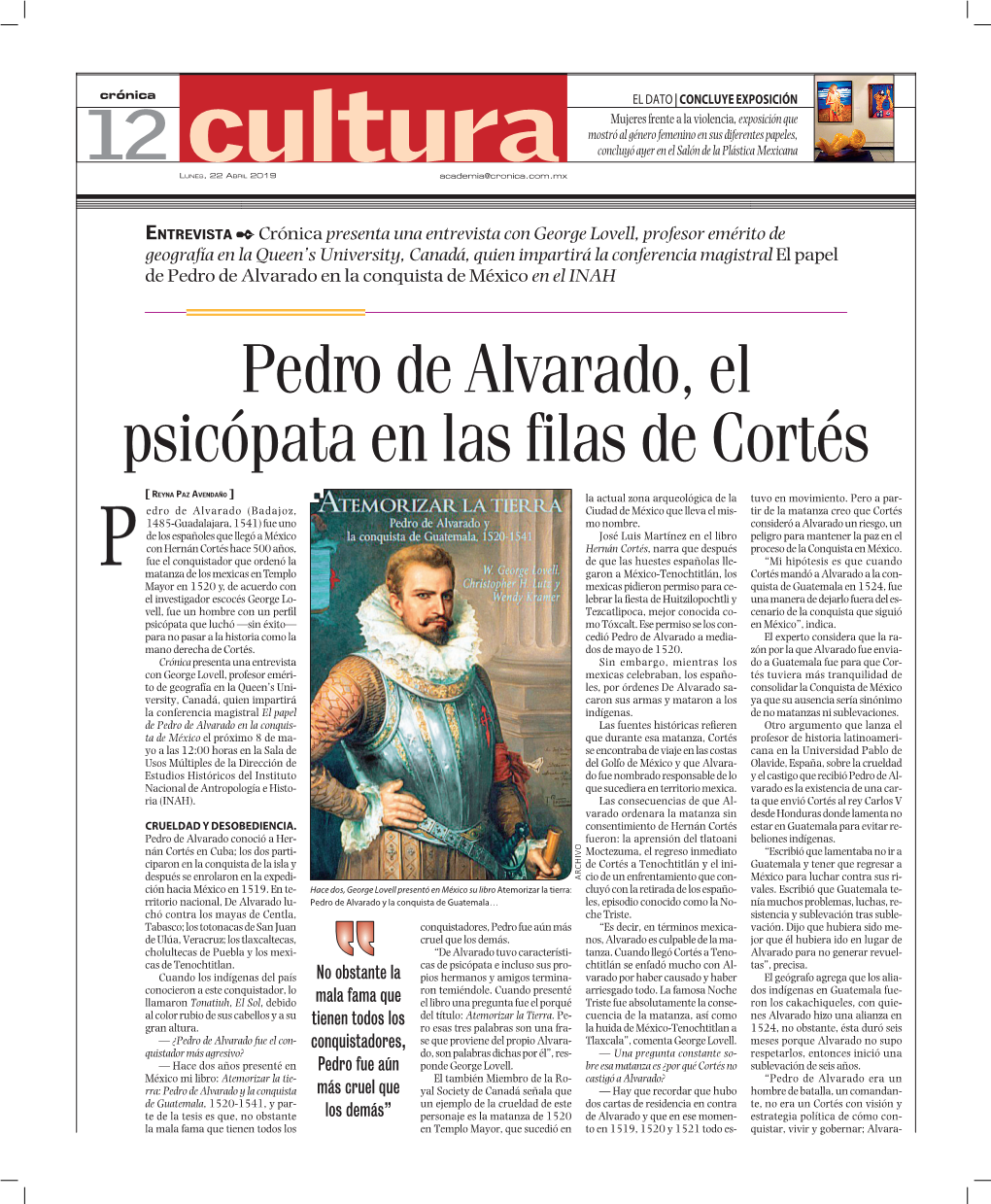 Pedro De Alvarado, El Psicópata En Las Filas De Cortés